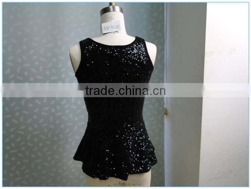 Summer Sexy Bling Sleeveless Sequin Vest