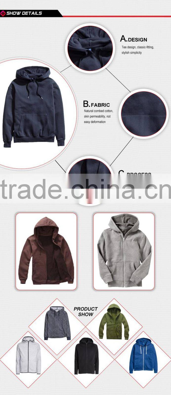 Wholesale Best Quality Hoody/Blank Hoodies/Sleeveless Hoody Men