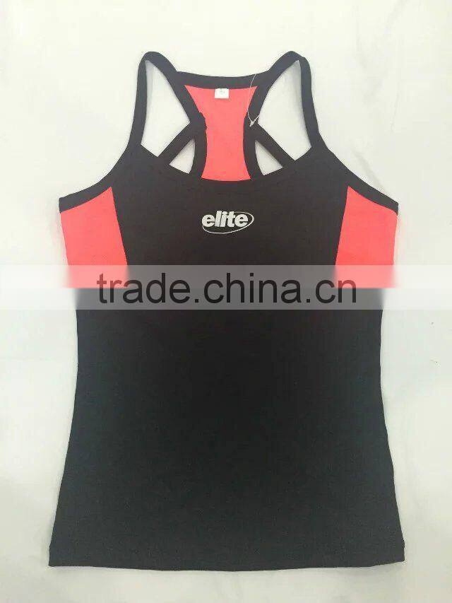 Ladies sexy hot selling sports vest running top