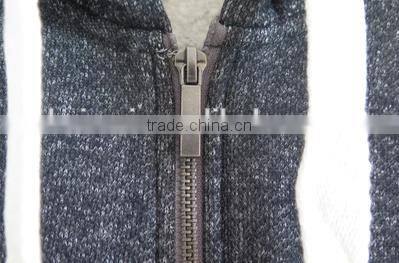 China Oem cheaper customized CVC60/40fleece zippered hoodies wholesale good quality warm zippered hoodies