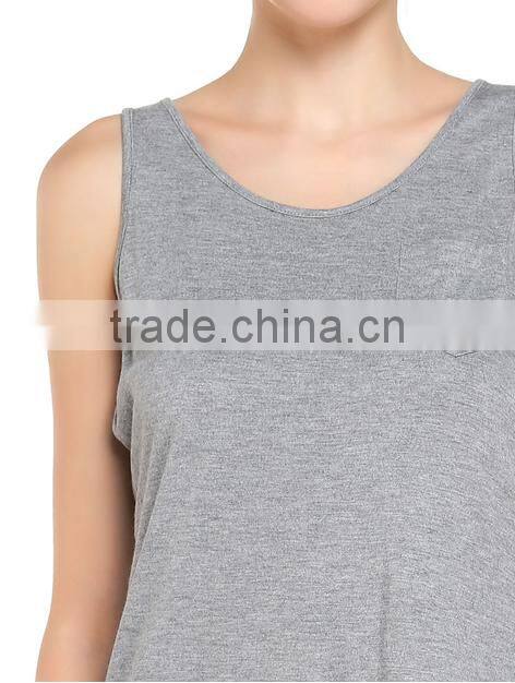 2017 Cheapsale China Supplier Blank T-Shirt Loose Solid Color Summer Casual Women Dress