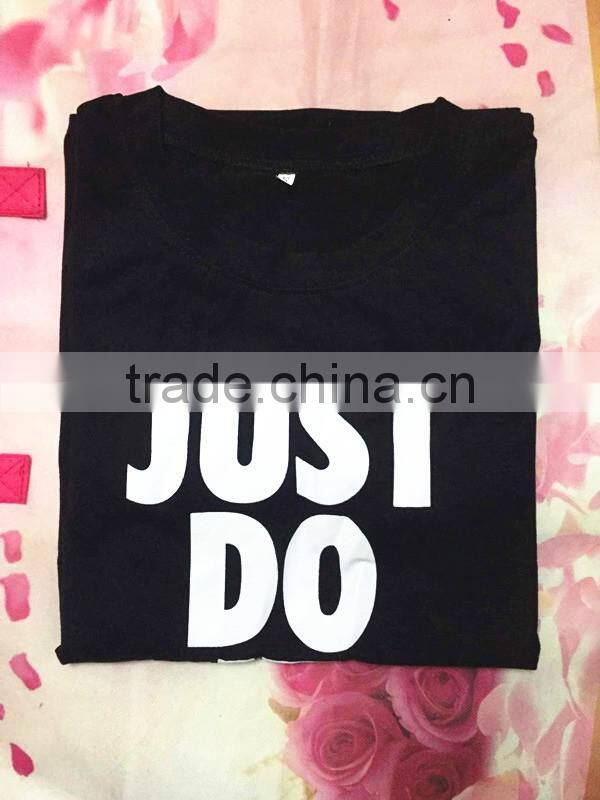 New Fashion women letter printed short sleeve t shirt tee shirt casual loose blouse tops