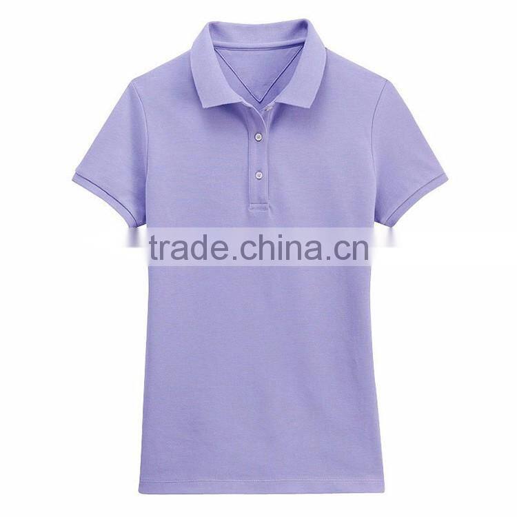 95% cotton 5% spandex wholesale unbranded women cheap polo shirts