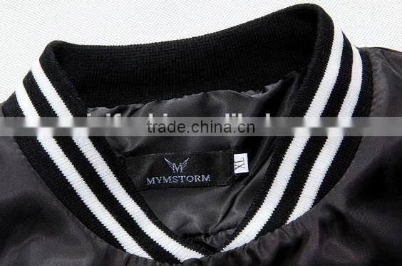 customize high quality fashion sunshine youth varsity jackets, cheap college clothing