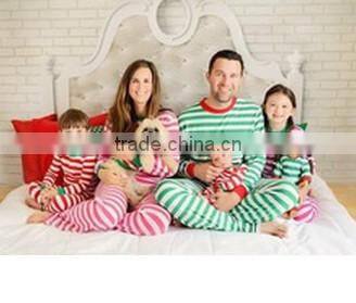 2017 Hot sale white green striped latest style Wholesale underwear children Clothes Knits Girls Kids Cotton childrens Pajamas