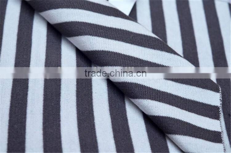 Stripe style knit baby blanket