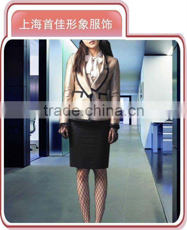 elegant woman business office uniform 2014