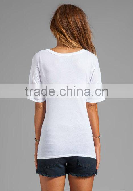 Tissue Jersey Drop Shoulder Short Sleeve