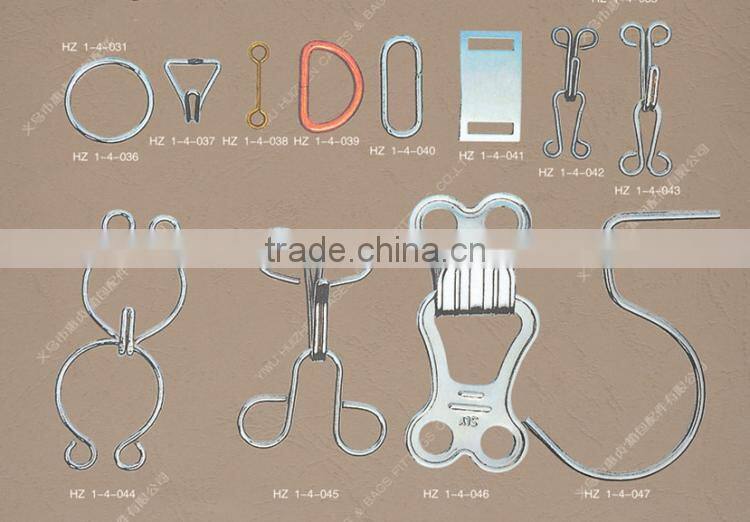 Gold Metal bra hook strap buckle