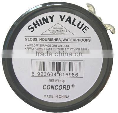 Manufacturer cheap metal tin shoe polish