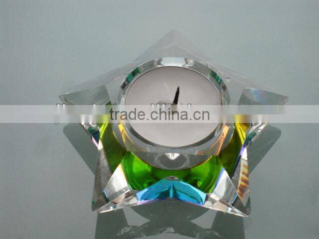 Elegant star shape Crystal candlesticks
