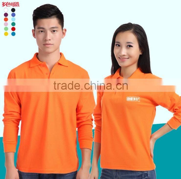 OEM Cheaper custom logo printing couple golf DIY polo T-Shirt