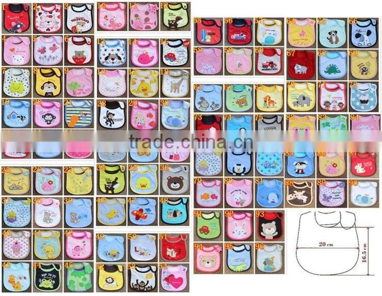 Wholesale in stock carters cotton baby bandana bibs M5040620