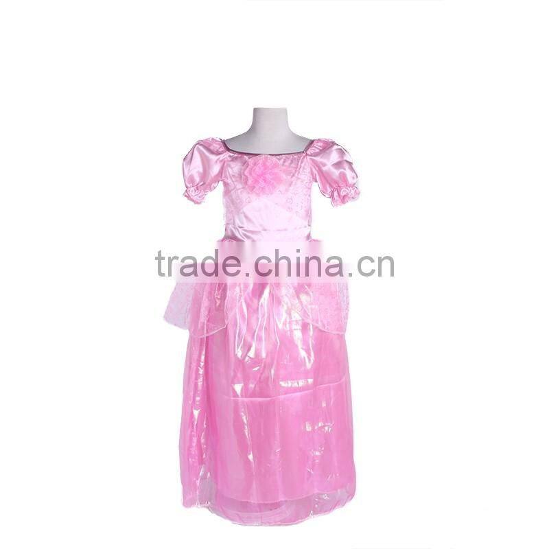 Wholesale children of bride dress for girls unique design princess poppy costume cheap princess maxi clothing steamer costume