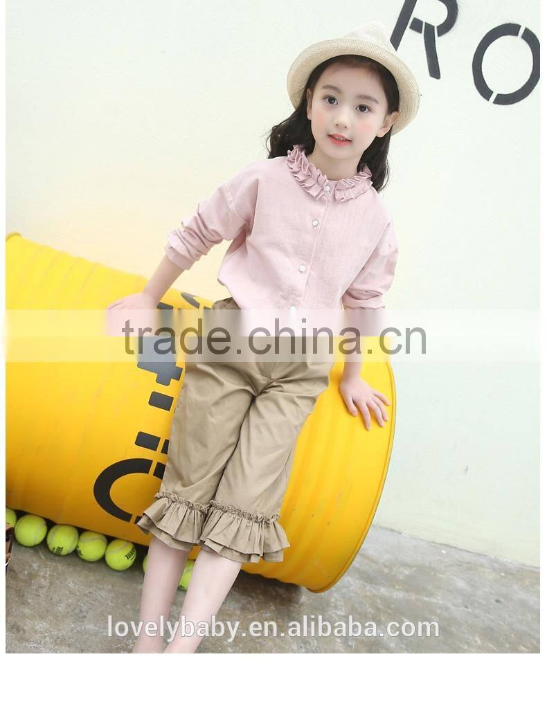 Pictures of girls cotton tops ruffle boutique clothing girls ruffle top 2017