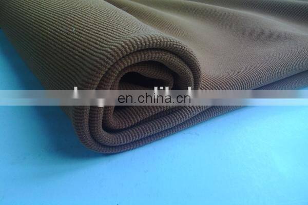 Winfar Textile Polyester Spandex Plain Dyed Striped Mini Ottoman Rib Knit Fabric