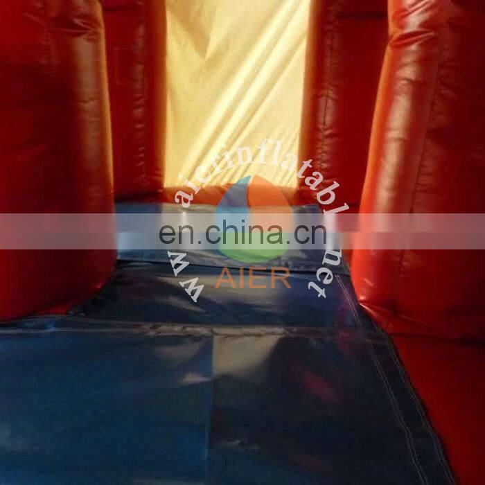 Hot kids inflatable water slide blue giant cheap inflatable slide outdoor double slide with pool for sale