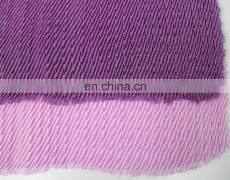 Alibaba supply new colourful wrinkled fabric china scarf