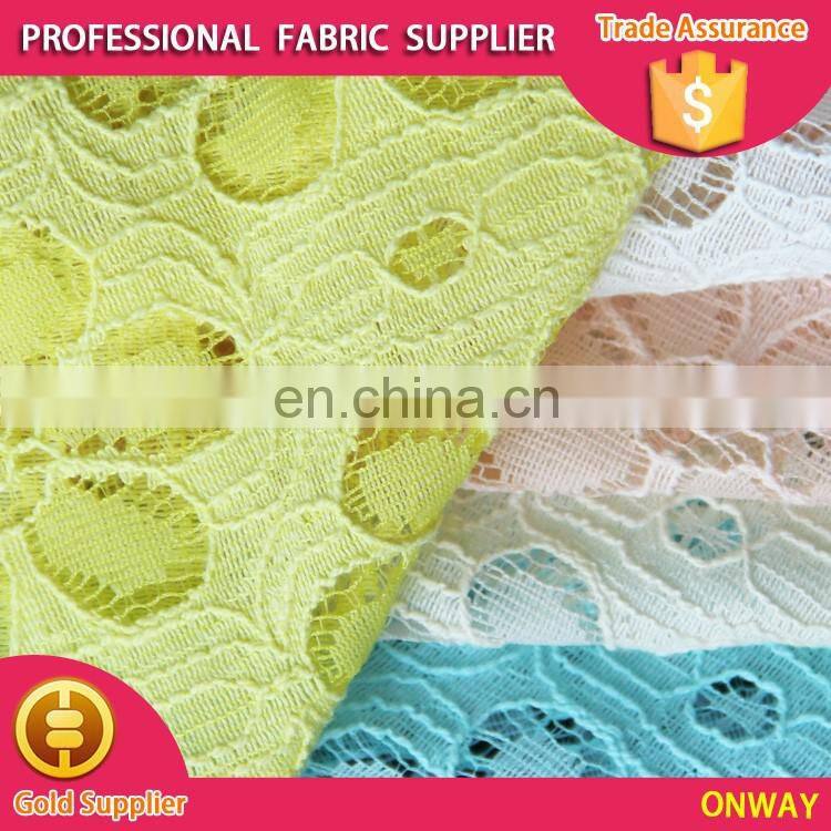 beautiful flower burnt-out polyester/cotton solid lace for all ladies' garment accessories