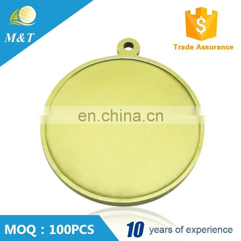Custom Design Round Cheap Metal Victory Gold Silver Medal
