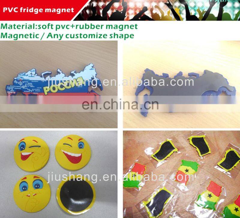 3D Fridge Magnet sticker,3D Souvenir soft pvc custom shape Fridge Magent