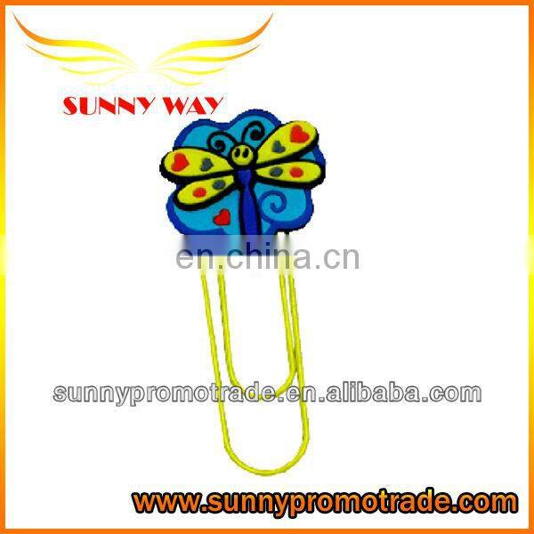 promotion gifts soft pvc paper clip