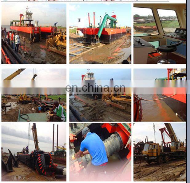 Highling Manufacturer River Cutter Suction Dredger (Solid Sand Capcity 160m3/h,Depth 8 m)