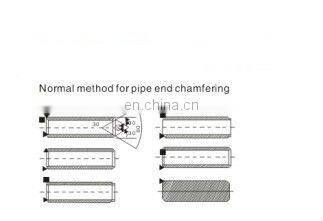 Oil pressure double-head tube chamfering machine