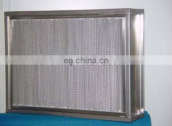 box carbon filter H14 Aluminum Separator woods glass filter HEPA Filter