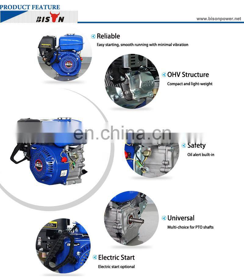 Power 5.5 and 6.5 hp 4-stroke Air-cooled Gasoline Engine BS160
