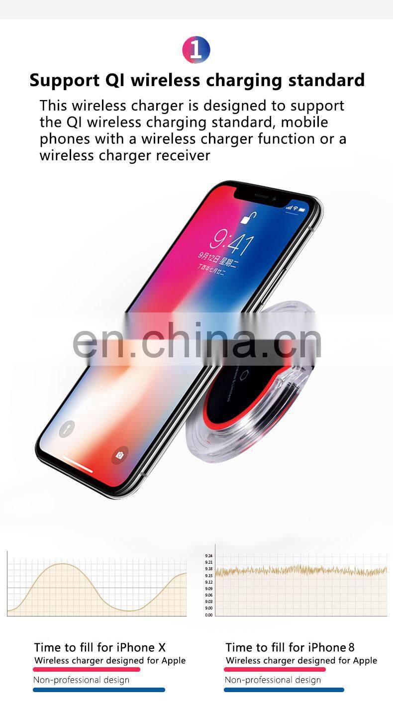 Phone Charger 2021 New product K9 wholesale 5V 1A 5W Universal Charger Fast Quick Charging Custom Wireless Charger Power Bank