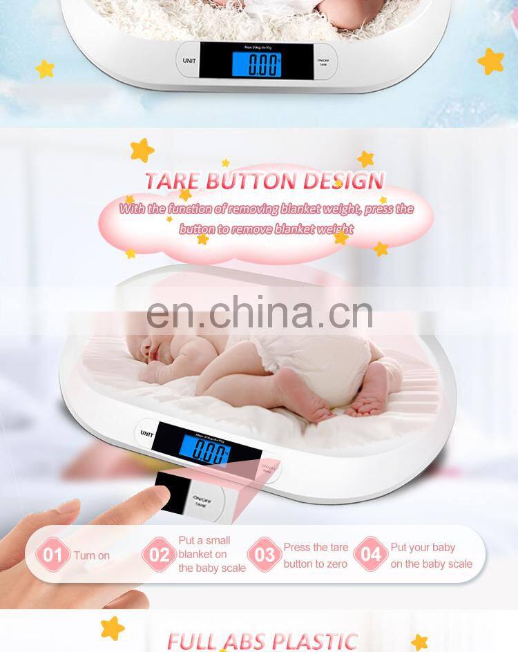 Best Seller 20Kg Weighing Digital Baby Scale 2In1 Baby To Toddler Scale