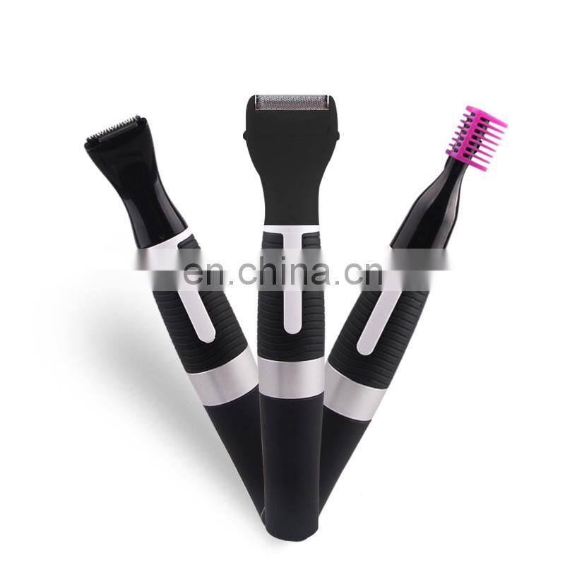 3 in 1 Waterproof mens electric shaver Pubic Hair Women Bikini Underarm Body Lady Epilator Female Shaving