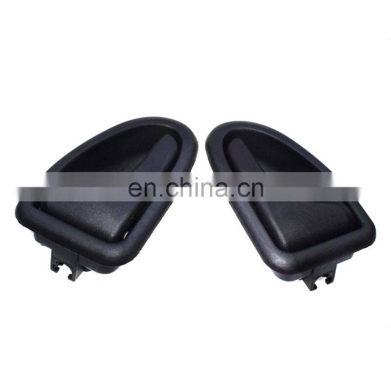 Free Shipping!2 pcs INNER DOOR HANDLE BLACK 7700415975 FOR RENAULT CLIO II MEGANE TRAFIC