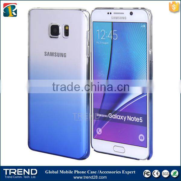 china supplier for samsung galaxy note5 color changing hard back cover case