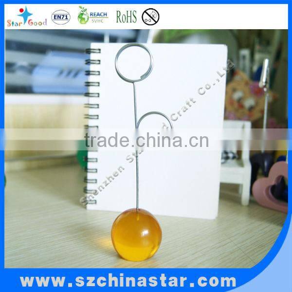 Big flat metal nickel plated steel assorted animal shaped paper clip