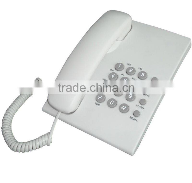 Basic Landline Telephone, OEM Corded T/P Phone,basic analog corded phone
