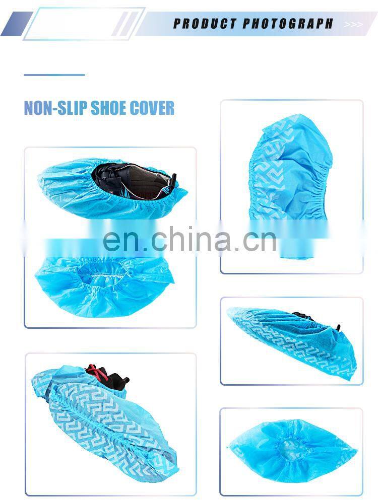 PP Disposable Non-woven Non-slip Printed Waterproof Foot Cover
