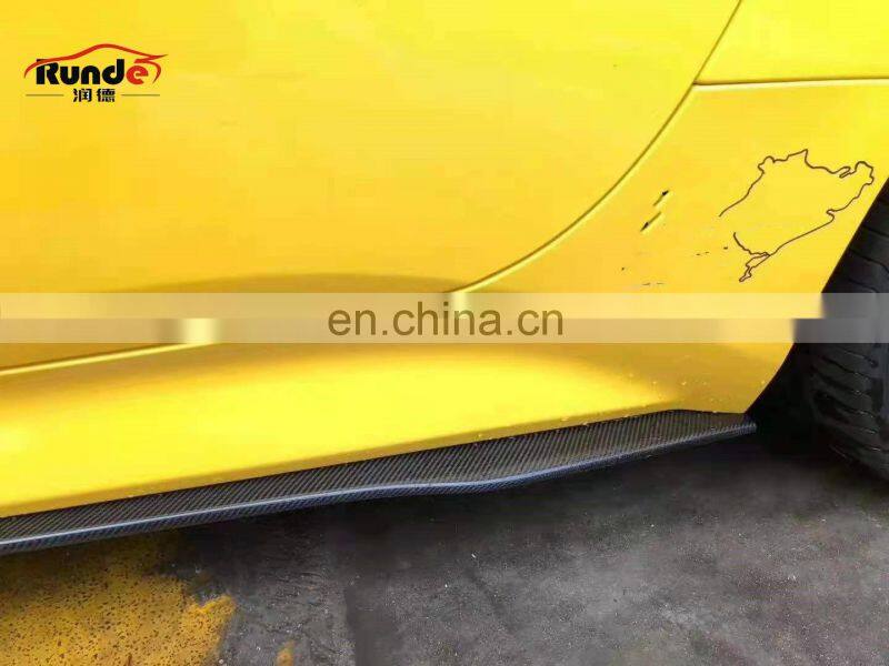 Runde Carbon Fiber Material Auto Car Parts Body Kit With front lip side skirts rear diffuser For Ferrari California T body kit