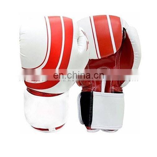 Custom logo leather MMA Boxing Gloves cowhide Leather Boxing Gloves