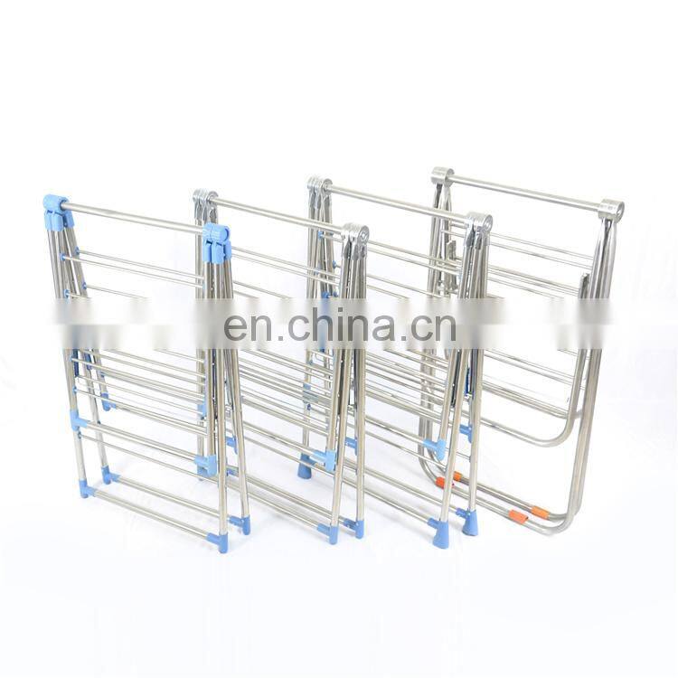 New design stainless steel wholesale clothes rack is light and does not occupy space