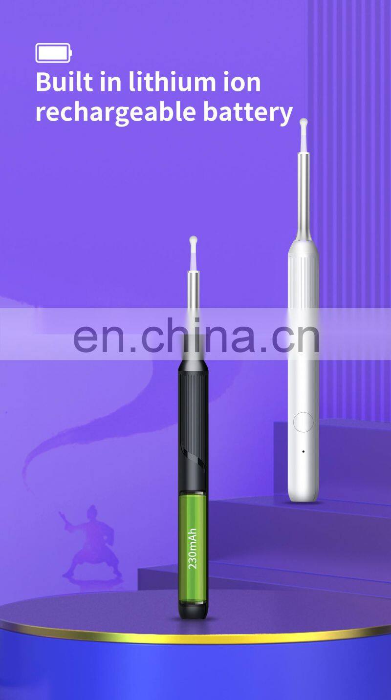 Earwax Removal Ear Spoon Endoscope Otoscope Remover Tool kit G3 with 4MP HD Camera