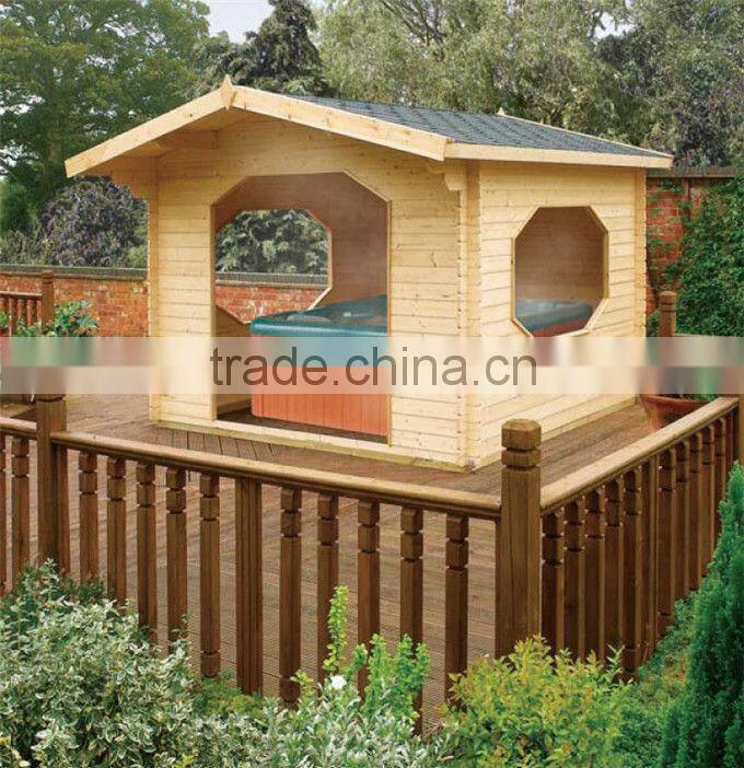 Artificial little wooden house