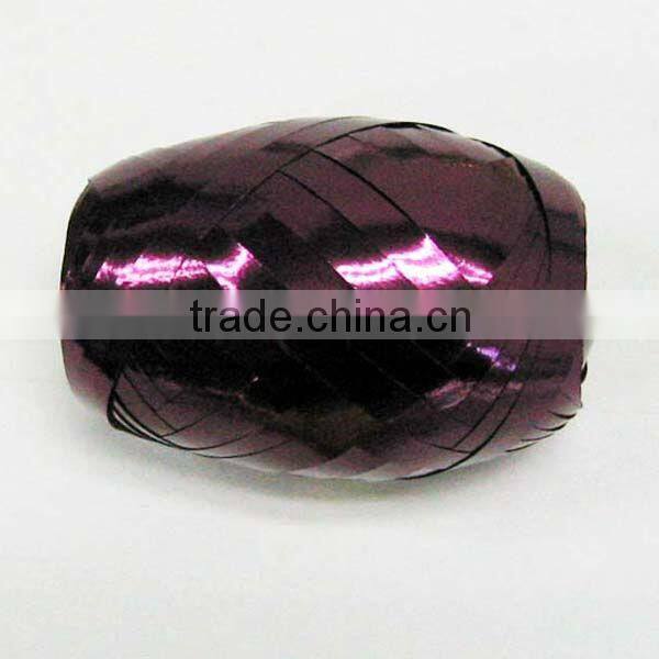 Metallic Effect Ribbon Egg, Bule Metallic Ribbon Roll, Fashinable Printed Ribbon Spool for Decoration