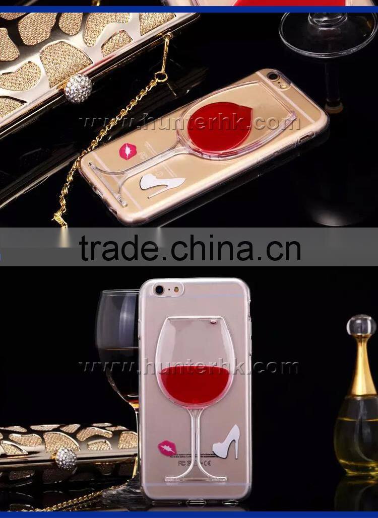 Liquid Red Wine Mobile Phone Cover For iphone6s
