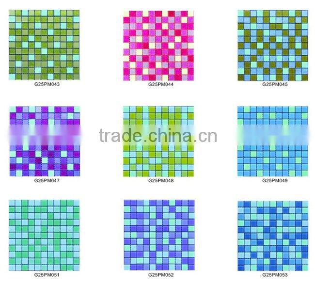 Stainless steel stone mosaic tile