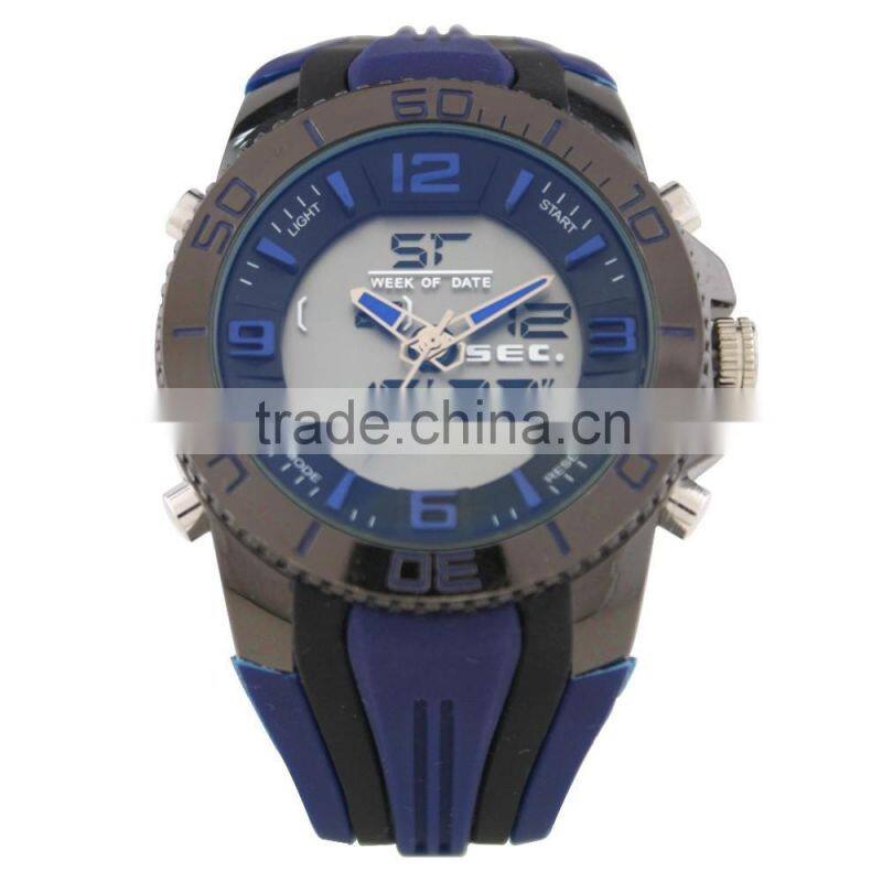 LP7635 Lowest price 30m water resistant silicone multifunction digital watch