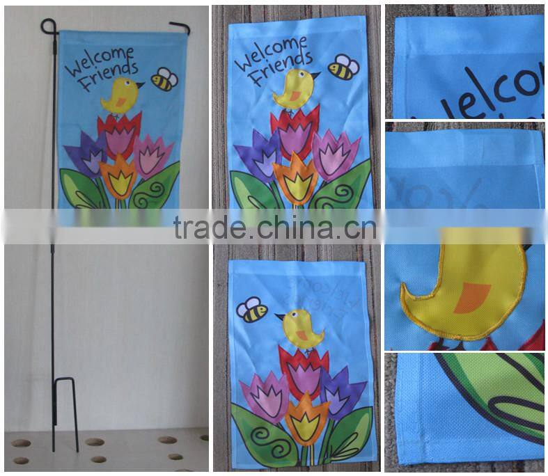 Lantern christmas pole design stand for garden flag