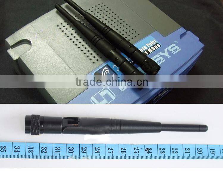 Hot selling!! Wifi Antenna 2.4G 3dbi Omni RP-TNC connector signal booster