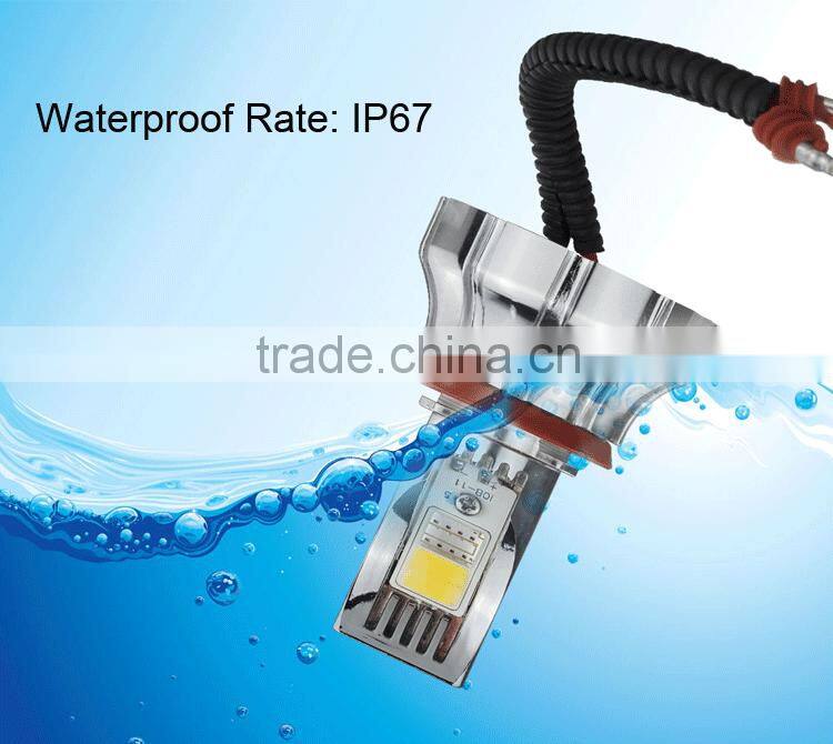 1500LM 6000k 3000k 15W Korea Chip LED Fog Lights For Cars